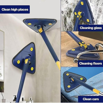 360 Degree Rotatable Triangle Floor & Cleaning Mop.