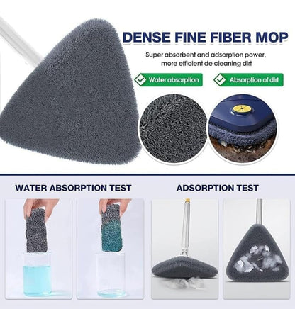 360 Degree Rotatable Triangle Floor & Cleaning Mop.